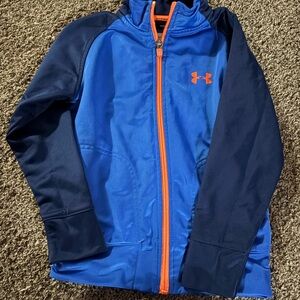 Under Armour Blue and Orange Athletic Jacket